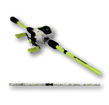 Picture of ANYTHING POSSIBLE LLC DRIP BAITCAST COMBO- 7' MH FAST - WHT/GREEN DRIPWBC7MHFC