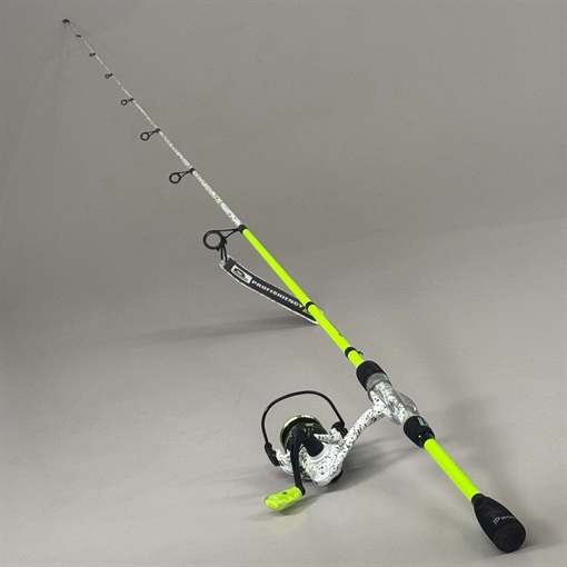 Picture of ANYTHING POSSIBLE LLC DRIP SPINNING COMBO 7' M FAST - WHT/GREEN DRIPWS7MFC