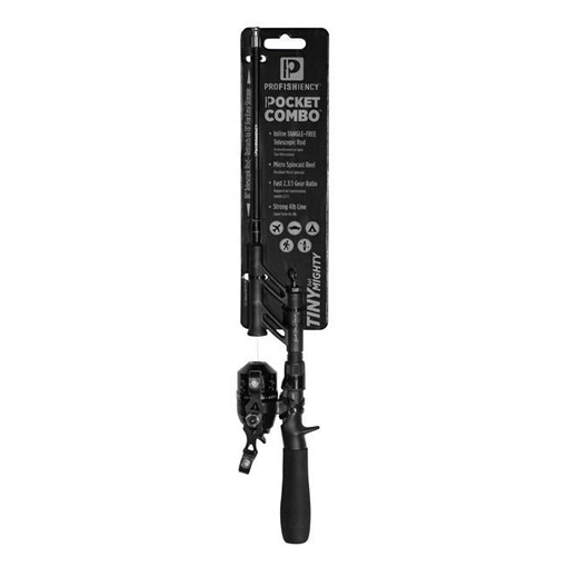 Picture of ANYTHING POSSIBLE LLC TINY POCKET 18" TANGLE-FREE COMBO BLACK TINYPCBLK