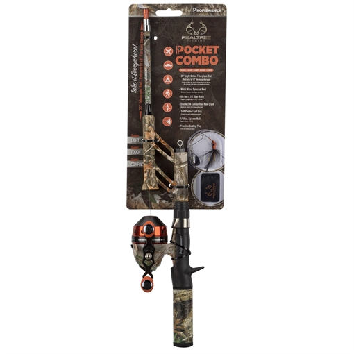 Picture of ANYTHING POSSIBLE LLC REALTREE EDGE POCKET SPINCAST COMBO 30" TANGLE-FREE PCMSRT18