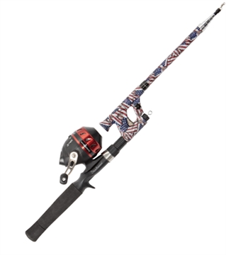 Picture of ANYTHING POSSIBLE LLC USA FLAG 5'6 TRAVEL SPINCAST COMBO USATRAVEL