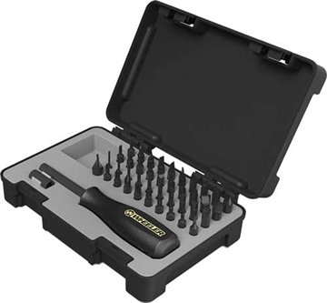 Picture of Wheeler Gunsmithing Screwdriver Set, Includes Bit Driver, 42 Bits and Hard Case, Black 4001006
