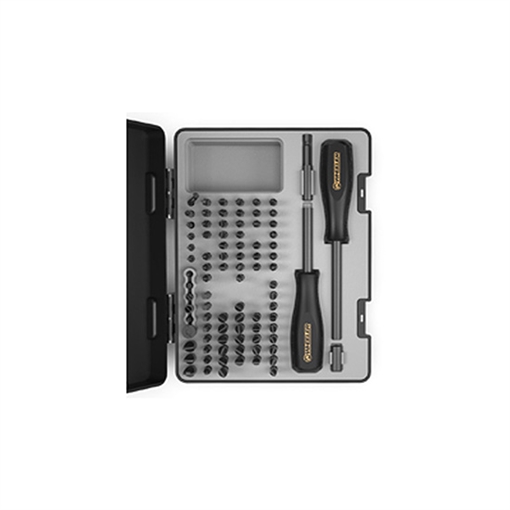 Picture of Wheeler 89 Piece Professional Gunsmithing Screwdriver Set, Includes 2 Bit Drivers, 87 Bits and Hard Case, Black 4001008