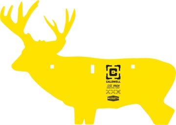 Picture of CaldwellAR500 33% Steel Deer Hanging Target Yellow 4001096