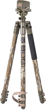 Picture of BOG Deathgrip Camo Tripod, Aluminum Construction, Matte Finish, Mossy Oak Bottomland Camo , Includes Adjustable Deathgrip Clamp 1164398