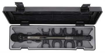 Picture of Wheeler Delta Series, XL FAT Wrench, Torque Wrench, Black Steel Construction, Includes (5) Crowfoot Wrenches 1196191