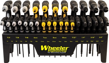 Picture of Wheeler P-Handle, Tool, 30pc Driver Set, SAE/Metric/Torx, Black/Yellow/Grey Finishes 1081957