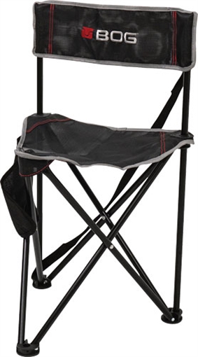 Picture of Bog-Pod Triple Play Chair, 3 Legs, Black, Steel Frame, Exterior Pocket 1117130