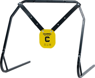 Picture of Caldwell Gong & Target Stand 8" Yellow AR500 Steel Gong Hanging Includes XL Strap Hangers 1140016