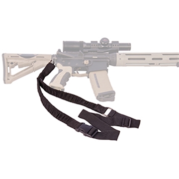 Picture of Caldwell Single Point Tactical Sling Black Nylon Adjustable Bungee AR Platform 156215