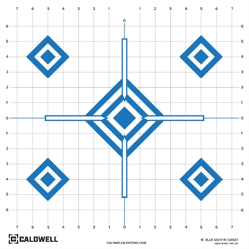 Picture of Caldwell Diamond Self-Adhesive Recycled Paper Universal 16" Blue/White 10 Pack 1175521