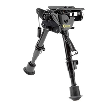 Picture of Caldwell XLA Pivot Bipod, Attaches to Sling Swivel Stud, Aluminum, 6"-9", Black 247142