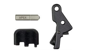 Picture of Apex Tactical Specialties Action Enhancement Kit, Fits CZ P-10S/C/F, 9MM, Action Enhancement Trigger, Performance Disconnector, Slide Cover Plate, Black 116-115