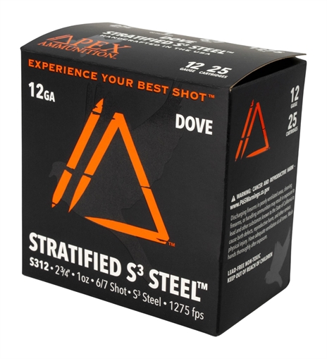 Picture of APEX AMMO ED12S-67   12G 2.75 1     6/7      25/10