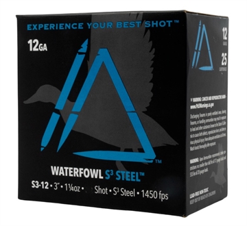 Picture of APEX AMMUNITION 12 GA 3" WATERFOWL S3 STEEL 1 1/4 OZ. #3 25RD S312-3