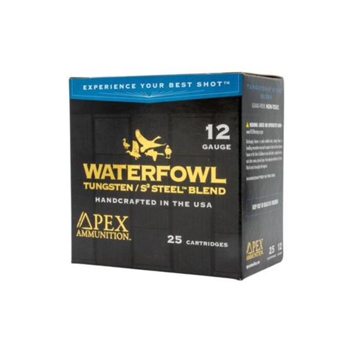 Picture of APEX AMMUNITION 12G TSS/S3 STL 1-5/16OZ 3" WS3-38 SG WS3-38 SG WS3-38 SG