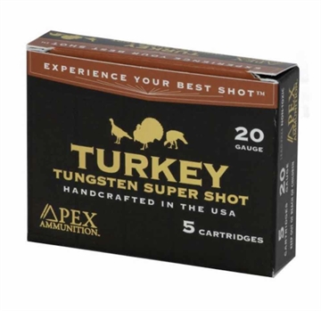 Picture of APEX AMMUNITION 20 GA 3" 1.5 OZ PREDATOR TSS #4 - 5 COUNT BOX PK20-154