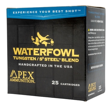 Picture of APEX AMMUNITION 20 GA WATERFOWL TSS/S3 STEEL BLEND 1 1/8 OZ.3" 25RD WS20-38 SG WS20-38 SG WS20-38 SG