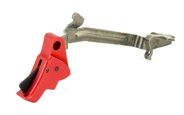 Picture of Apex Tactical Specialties Action Enhancement Trigger With Glock OEM Gen 3 Trigger Bar, Red Finish, Fits Glock Models (Gen 3 & Gen 4): G17, G17L, G19, G22, G23, G24, G26, G27, G31, G32, G33, G34, G35, G37, G38, G39, Will Not Fit Gen 5 Models 102-150 102150