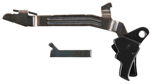 Picture of Apex Tactical Specialties Action Enhancement Trigger Kit, Black, Includes Apex Performance Connector, Fits Gen 5 Glock G17 & G19, Will Not Fit Any Gen 3 Or Gen 4 Models 102-116 102116