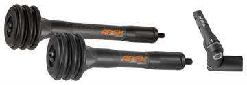Picture of Apex Gear Apex End Game Stabilizer Kit Black 8 in./6 in. w/ Rear Mount TG-AG817B TGAG817B