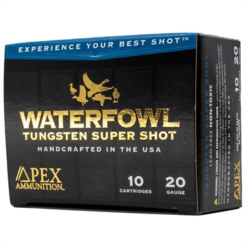 Picture of Apex TSS Z-Series Waterfowl Shotgun Ammo 20 ga. 3/4oz 3 in. #7.5 Waterfowl 10 rd Z20-75W