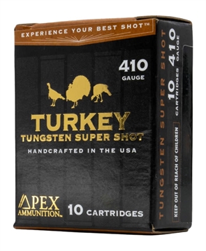 Picture of Apex Ammunition Apex Turkey TSS Shotgun Ammo 410 ga. 3 in. 27/32 oz. 9.5 Shot 5 rd. PT410-95-5