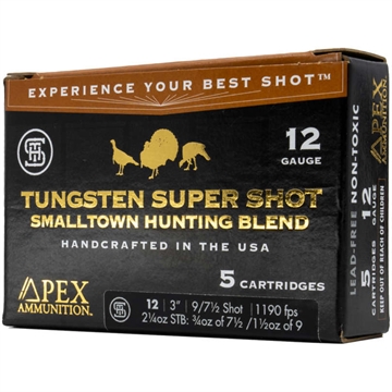Picture of Apex Ammunition Apex Turkey TSS Smalltown Hunting Blend 12 ga. 3 in. 7.5/9 shot 5 rd STH-3