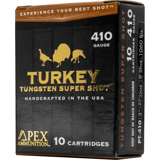 Picture of Apex Waterfowl TSS Shotgun Ammo 410 3 in. 27/32 oz. #9 10 rd. Z410-9W