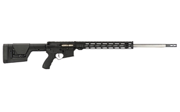 Picture of Alex Pro Firearms Target 2.0, Semi-Automatic Rifle, AR, 204 Ruger, 24" Stainless Steel Barrel, 15" MLOK Handguard, Cerakote Finish, Black, Polymer Grip, Magpul PRS Stock, CMC Trigger, 1 Magazine, 20 Rounds RI270