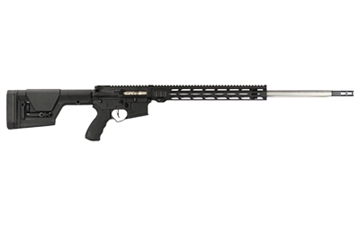 Picture of Alex Pro Firearms Target 2.0, Semi-Automatic Rifle, AR, 6mm Creedmoor, 24" Stainless Steel Barrel, 15" MLOK Handguard, Cerakote Finish, Black, Nickel Boron BCG, Ergo Grip, Magpul PRS Stock, CMC Trigger, 1 Magazine, 20 Rounds RI276