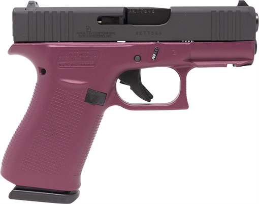 Picture of Apollo Custom|Glock 43X 9MM 10RD CHRY BLK RAIL ACG-57046FRN