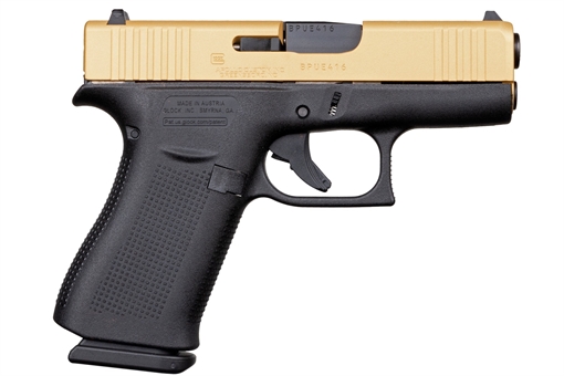 Picture of APOLLO CUSTOM 43X 9MM 10RD GOLD SLIDE ACG-57005