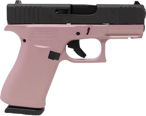 Picture of Apollo Custom|Glock 43X 9MM 10RD PINK BLK RAIL ACG-00870FRN