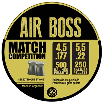 Picture of APOLO PELLETS 177 AIR BOSS MATCH 8.48 GRAIN 500 PACK E30300