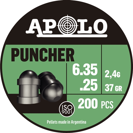 Picture of APOLO PELLETS 25 PUNCHER 37GR 200 PACK E19972