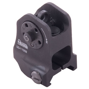 Picture of Daniel Defense A1.5 Fixed Rear Sight Black Hardcoat Anodized Fixed Rear Sight 1906411002