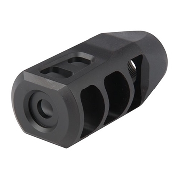 Picture of Precision Armament M11-SPR MUZZLE BRAKE 22 CALIBER 1/2-28 SS BLACK A04018