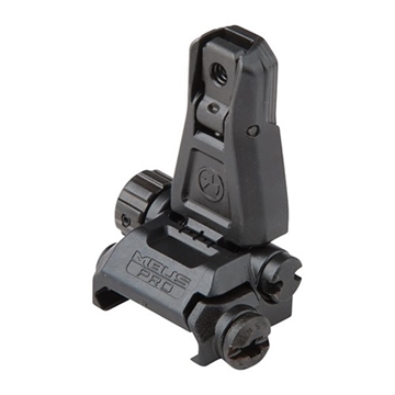 Picture of Magpul MAG276-BLK MBUS Pro Sight Rear QPQ Melonited Steel Construction for AR Platform MAG276BLK