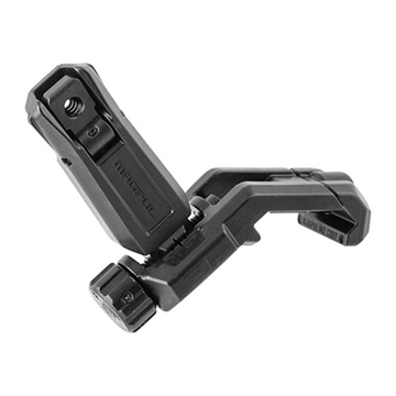 Picture of Magpul MAG526-BLK MBUS Pro Offset Sight Rear QPQ Melonited Steel Construction for AR-15 MAG526BLK