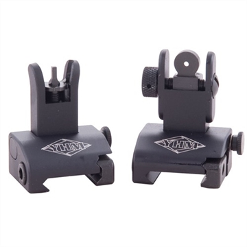 Picture of Yankee Hill Machine Co., Inc. AR-15 FLIP-UP QDS SIGHT SET BLACK YHM-5040