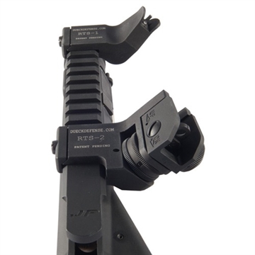 Picture of Dueck Defense AR-15 OFFSET RAPID TRANSITION SIGHT SET BLACK RTS-SET