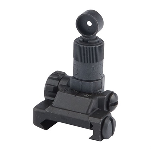 Picture of Knights Armament AR-15 FLIP-UP ADJ TACTICAL MICRO REAR SIGHT 600 METER BLK 25650