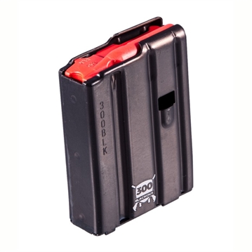 Picture of D&H Industries AR-15 300 BLK ALUMINUM MAGAZINE W/ RED FOLLOWER 10 RD .300BLK-AL-10-BT-RD-RT