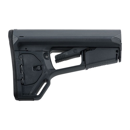 Picture of Magpul MAG378-GRY ACS-L Carbine Stock Stealth Gray Synthetic for AR-15, M16, M4 with Mil-Spec Tube (Tube Not Included) MAG378GRY