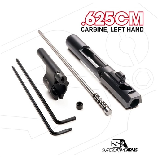 Picture of Superlative Arms Llc AR-15 ADJ PISTON SYSTEM W/CLAMPON .625'' GAS BLOCK CARBINE LH SABO-PS-LFD-C625CM