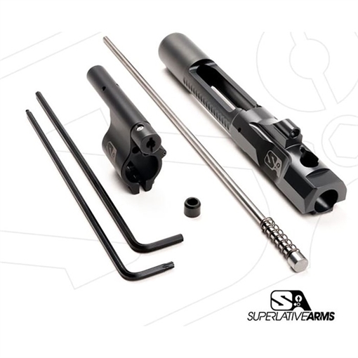Picture of Superlative Arms Llc AR-15 ADJ PISTON SYSTEM W/CLAMPON .625'' GAS BLOCK CARBINE RH SABO-PS-RFD-C625CM