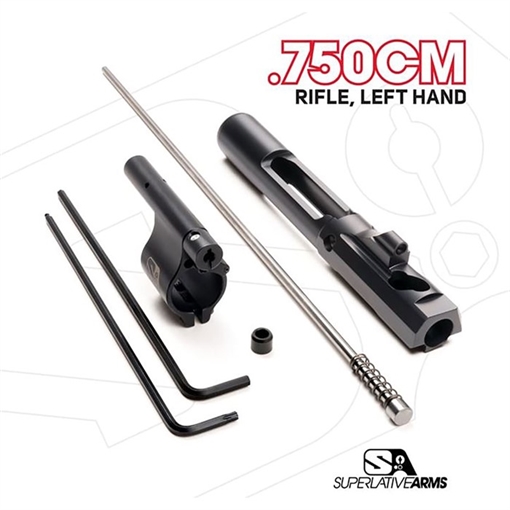 Picture of Superlative Arms Llc AR-15 ADJ PISTON SYSTEM W/CLAMPON .750'' GAS BLOCK RIFLE LH SABO-PS-LFD-R750CM
