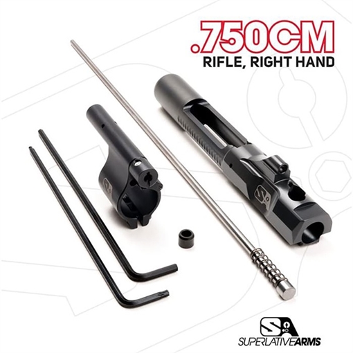 Picture of Superlative Arms Llc AR-15 ADJ PISTON SYSTEM W/CLAMPON .750'' GAS BLOCK RIFLE RH SABO-PS-RFD-R750CM
