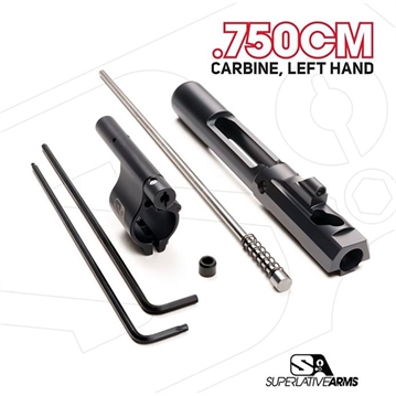 Picture of Superlative Arms Llc AR-15 ADJ PISTON SYSTEM W/CLAMPON .750'' GAS BLOCK CARBINE LH SABO-PS-LFD-C750CM